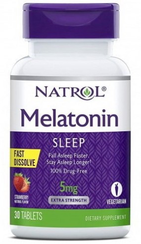Melatonin 5 mg Fast Dissolve Препараты для сна, Melatonin 5 mg Fast Dissolve - Melatonin 5 mg Fast Dissolve Препараты для сна