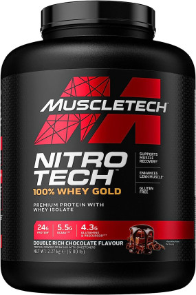 Nitro Tech 100% Whey Gold Высококачественный сывороточный изолят, Nitro Tech 100% Whey Gold - Nitro Tech 100% Whey Gold Высококачественный сывороточный изолят