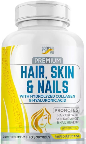 Hair Skin and Nails + Collagen and Hyaluronic Acid Витамины для кожи и волос, Hair Skin and Nails + Collagen and Hyaluronic Acid - Hair Skin and Nails + Collagen and Hyaluronic Acid Витамины для кожи и волос