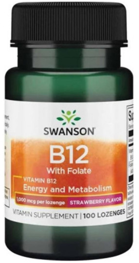 B12 With Folate 1000 mcg Витамины группы B, B12 With Folate 1000 mcg - B12 With Folate 1000 mcg Витамины группы B