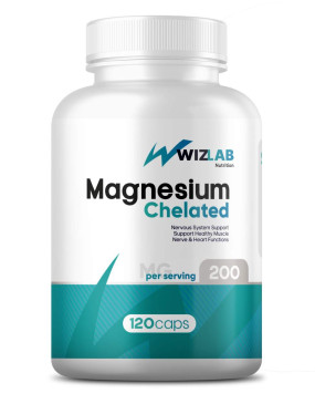Magnesium Chelated 200mg Магний, Magnesium Chelated 200mg - Magnesium Chelated 200mg Магний