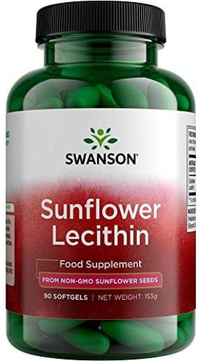 Sunflower Lecithin 1,200 mg Лецитин, Sunflower Lecithin 1,200 mg - Sunflower Lecithin 1,200 mg Лецитин