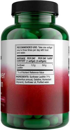 Sunflower Lecithin 1,200 mg Лецитин, Sunflower Lecithin 1,200 mg - Sunflower Lecithin 1,200 mg Лецитин