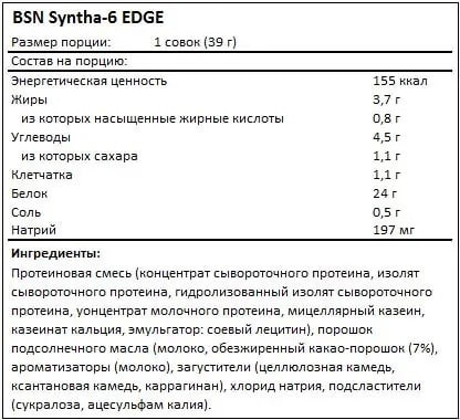 SYNTHA-6 EDGE