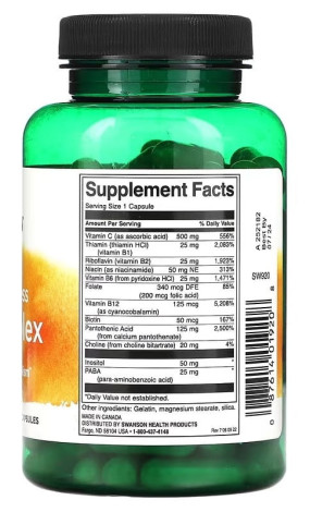 Super Stress B-Complex with Vitamin C Витамины группы B, Super Stress B-Complex with Vitamin C - Super Stress B-Complex with Vitamin C Витамины группы B