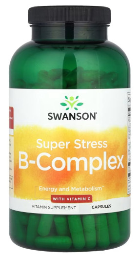 Super Stress B-Complex with Vitamin C Витамины группы B, Super Stress B-Complex with Vitamin C - Super Stress B-Complex with Vitamin C Витамины группы B