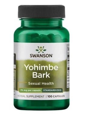 Yohimbe Bark 75 mg Липотропики, Yohimbe Bark 75 mg - Yohimbe Bark 75 mg Липотропики