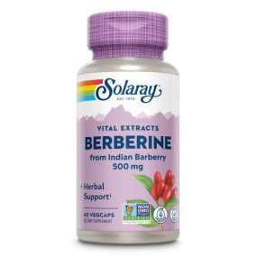 Solaray Berberine 500 mg Сердечно-сосудистые препараты, Solaray Berberine 500 mg - Solaray Berberine 500 mg Сердечно-сосудистые препараты