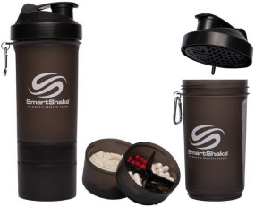 Шейкер трехсекционный Шейкеры для спортивного питания, Шейкер SmartShake - Шейкер трехсекционный Шейкеры для спортивного питания