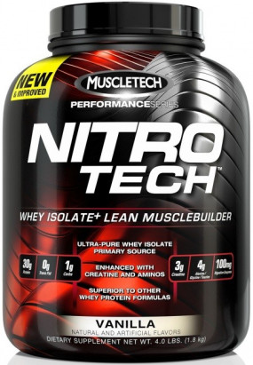 Nitro-Tech Высококачественный сывороточный изолят, Nitro-Tech - Nitro-Tech Высококачественный сывороточный изолят