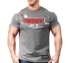 Футболка Punishment M085 серая Футболки, Футболка Punishment M085 серая - Футболка Punishment M085 серая Футболки