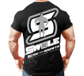 Футболка SWOLE M081 черная Футболки, Футболка SWOLE M081 черная - Футболка SWOLE M081 черная Футболки